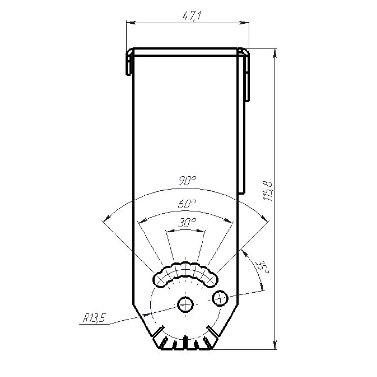 LB/S C ECO LED 75 HFD 5000K