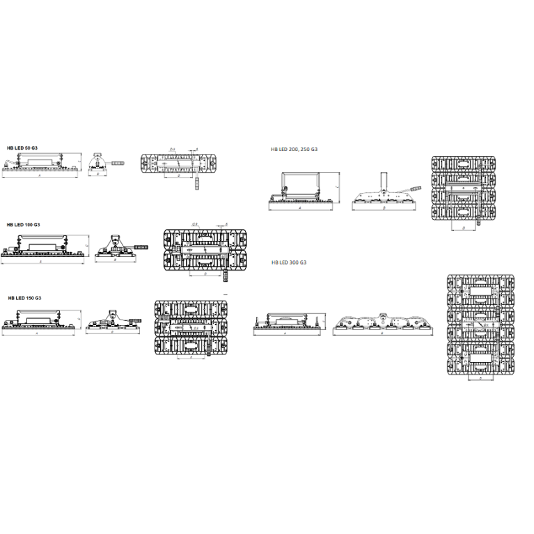 HB LED 150 D60 PLC 5000K G3