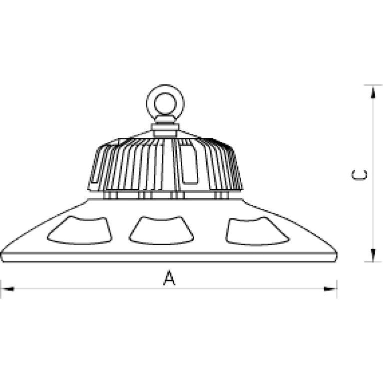 LODESTAR ECO LED G2 100W D60 750 BL