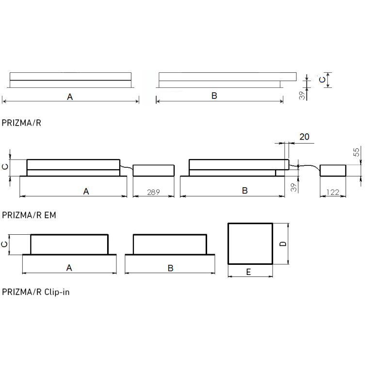 PRIZMA/R 595 HFD 4000K GRILIATO