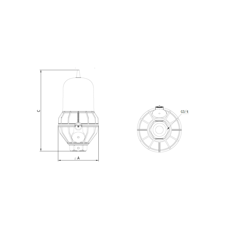 FLASH LED 220 R AWLL MS
