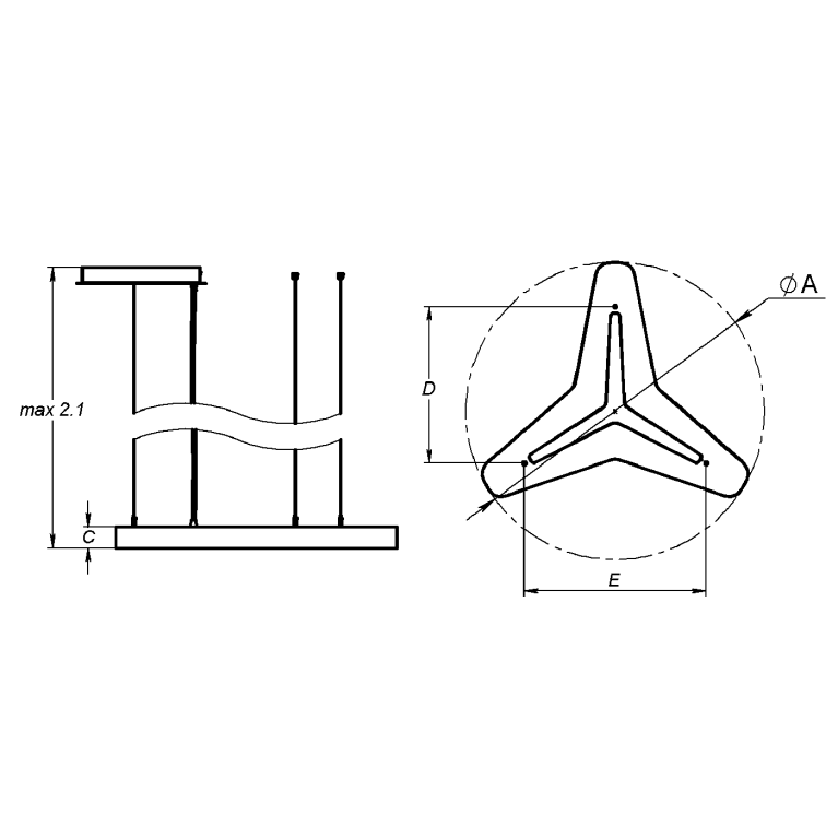 ASTRO FLD/P (850x60) 840 BL