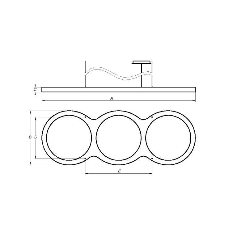 OREOL LINE FLD/P (1980x700x60) 840 BL