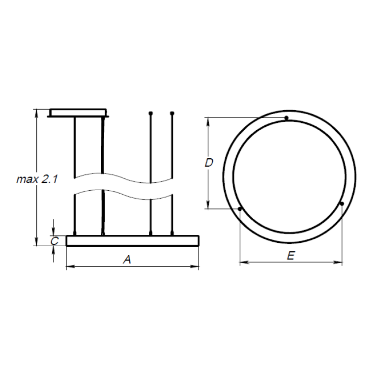 OREOL STANDARD FLD/P (550x40) 830 BL