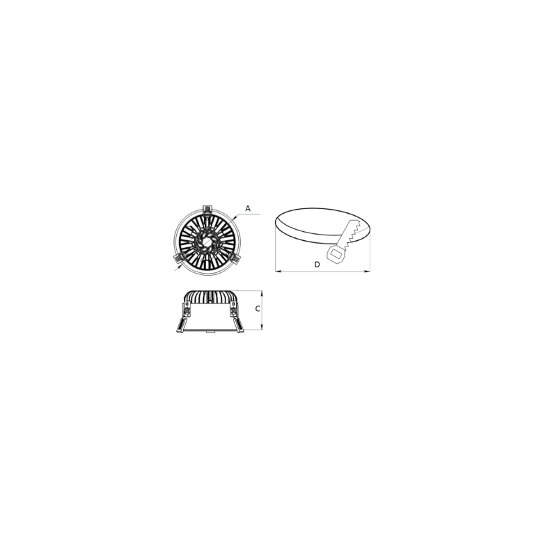 DL POWER LED MINI 13 D40 HFD 3000K