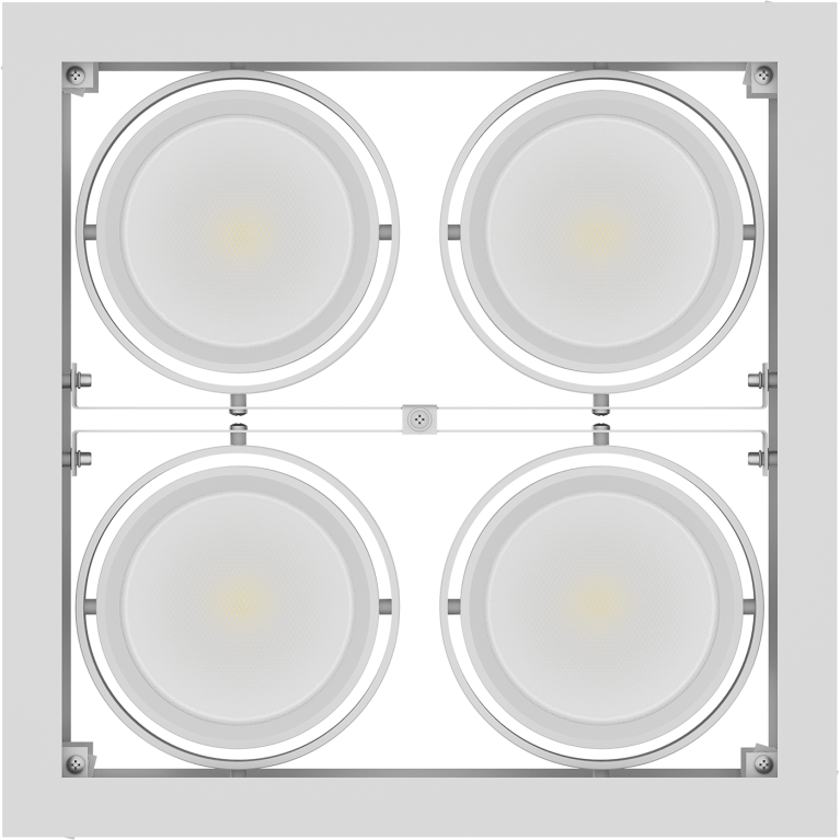 SNS LED 4M 4x35 W D45 4000K (square) new /E/