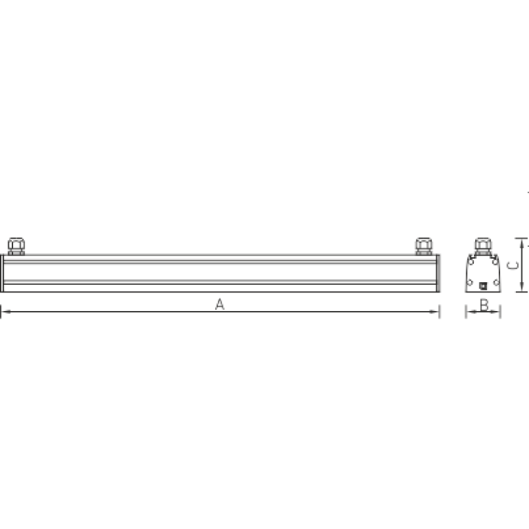LED MALL ECO 35 IP65 4000K with one output
