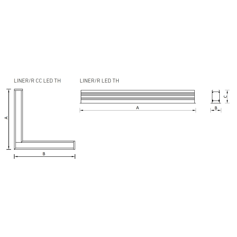 LINER/R CC LED 600 TH W 4000K