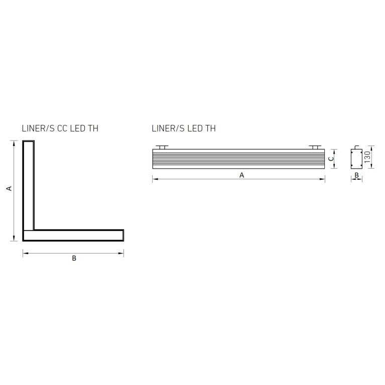 LINER/S DR LED 900 TH W 4000K