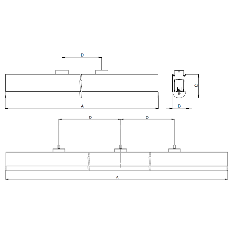 LNK LED MINI 2x50 /main line harness/ 4000K