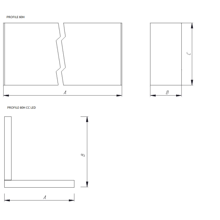 PROFILE 60H S CC 300 BL 4000K