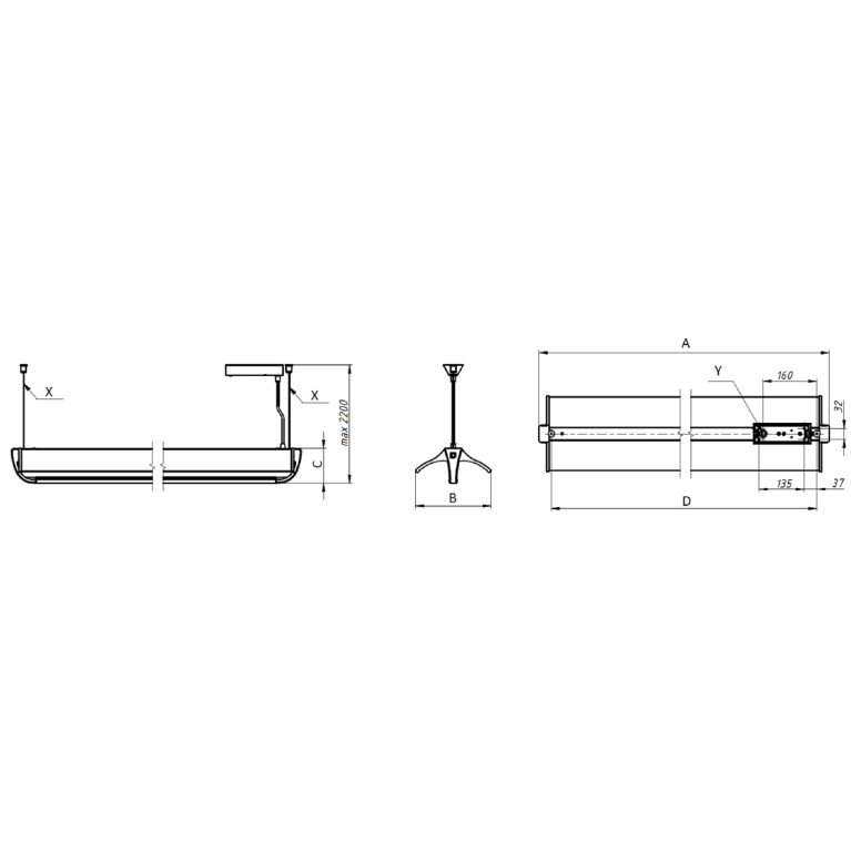 REFLECT LED 1500 HFD 4000K