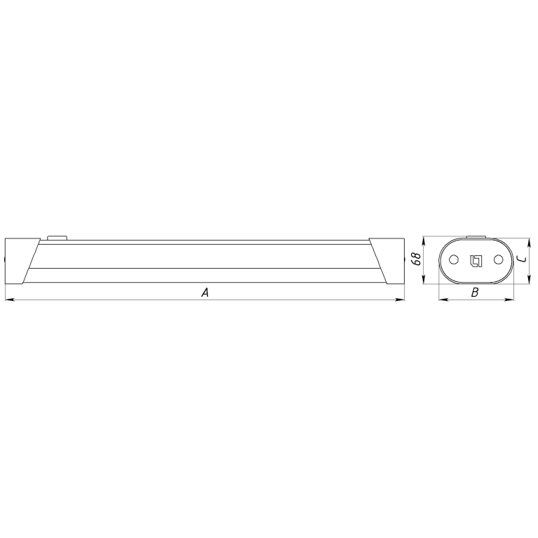 SIMPLE STANDARD (600) 10W OPL 950 WH DALI