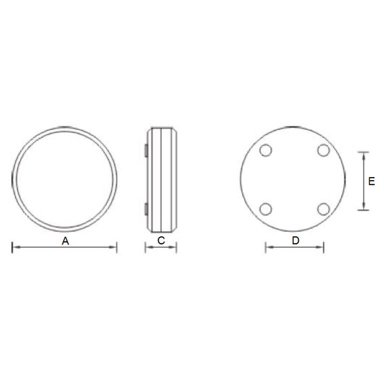 C LED 360 MS 4000K