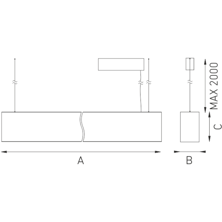 PROFILE 30L (profile + diffuser 2500mm)