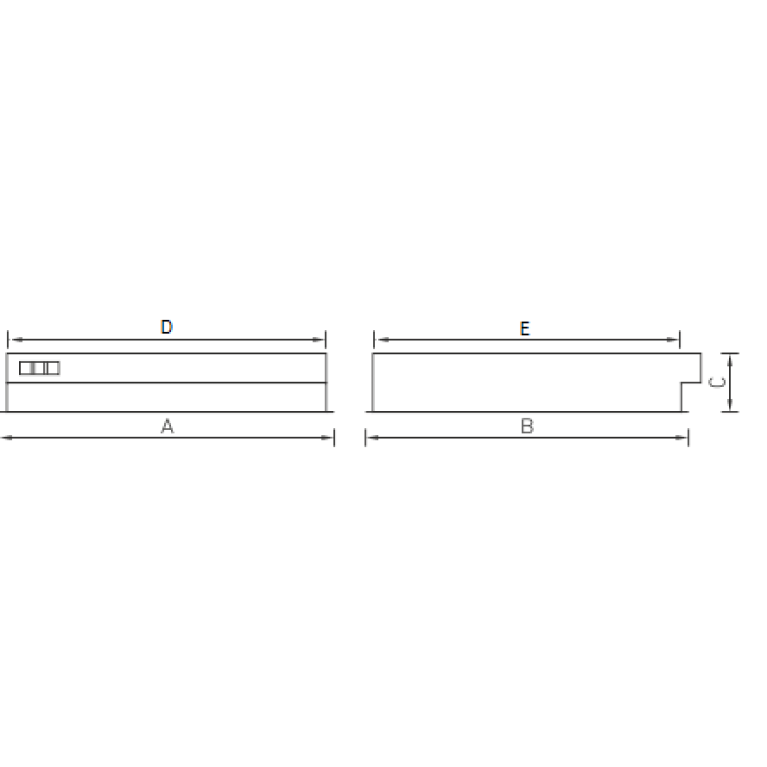 OPL/R ECO LED 600 STANDARD EM 4000K Clip-In