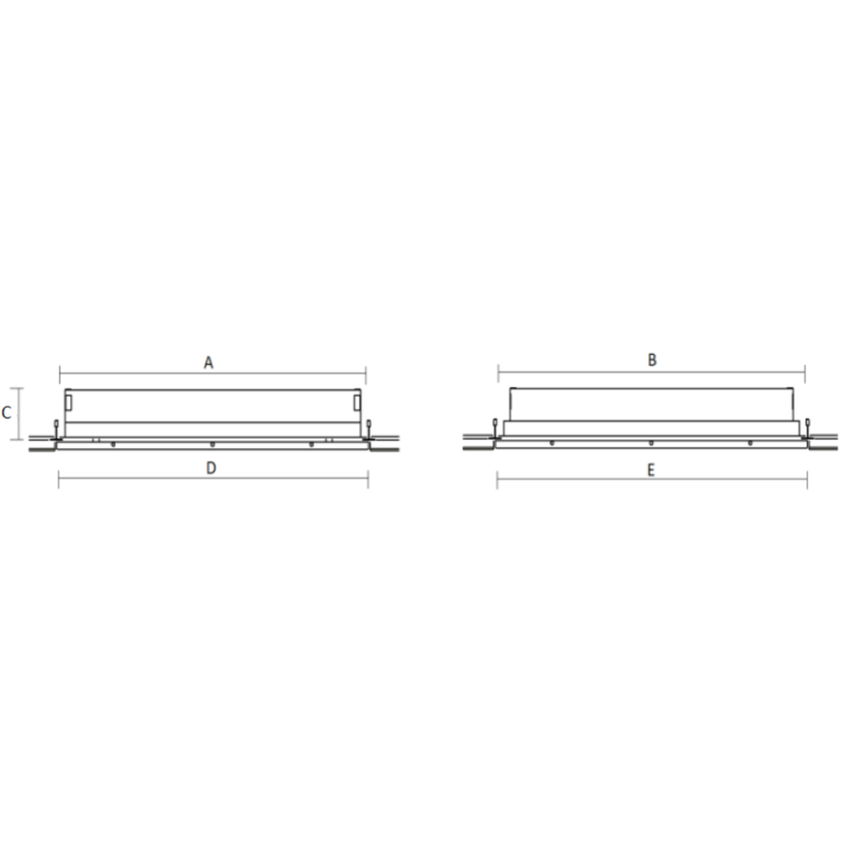 OPL/R ECO LED 595 4000K CRI90 Edge 24-01