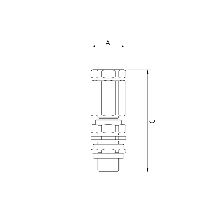 Ввод кабельный взрывозащищенный М63x1,5/G2 DSAP6SM6GXS