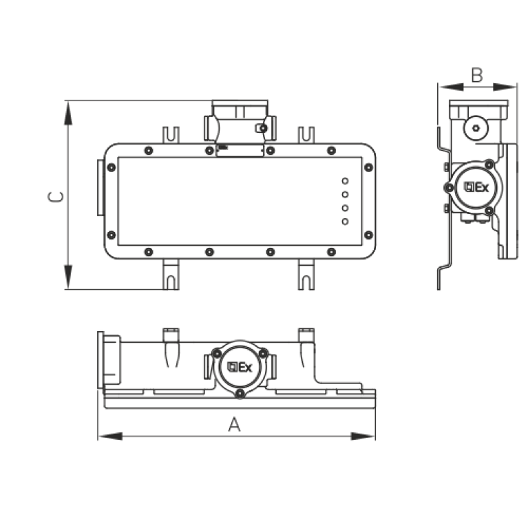URAN LED Exd-W036 ОГНЕТУШИТЕЛЬБ/К