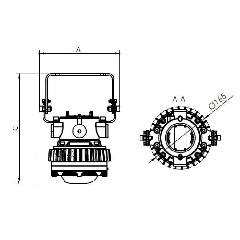 ONIX LED Ex/B 25W D120 850 HG