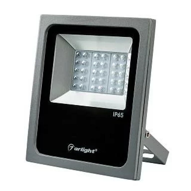 Светодиодный прожектор AR-FLAT-ARCHITECT-30W-220V White (Grey, 50x70 deg) Arlight арт. 024169