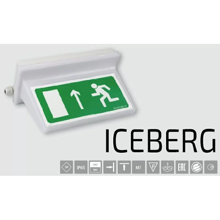 Световой указатель BS-ICEBERG-83-S1-INEXI2 арт. a15676