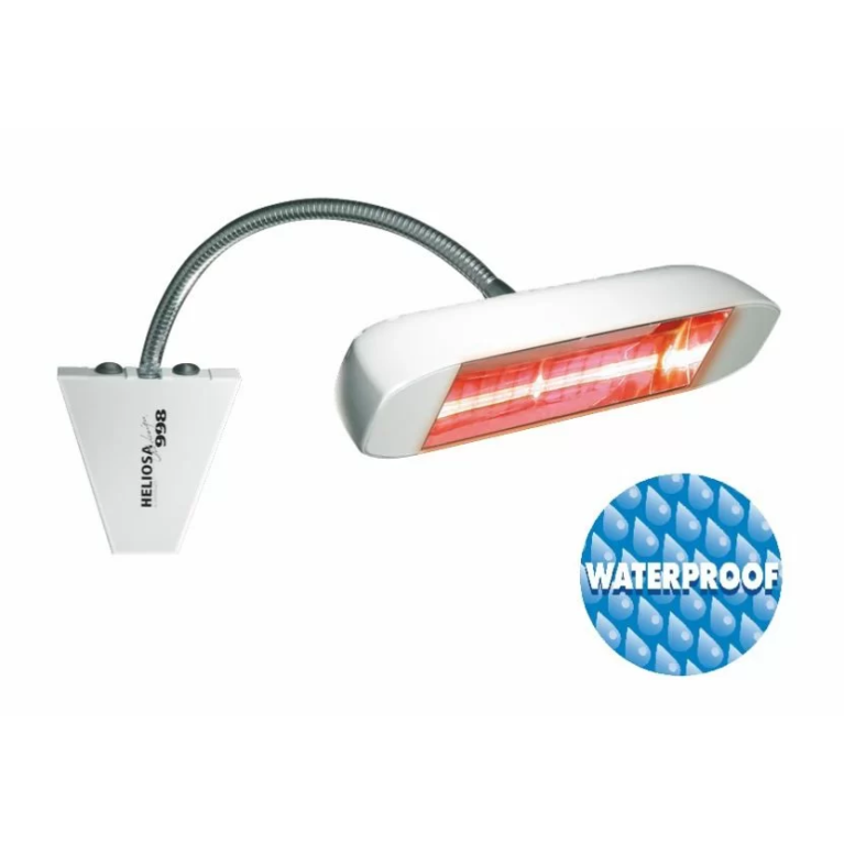 ИК-обогреватель HELIOSA 998 IPX5/1500W, цвет белый арт. 998