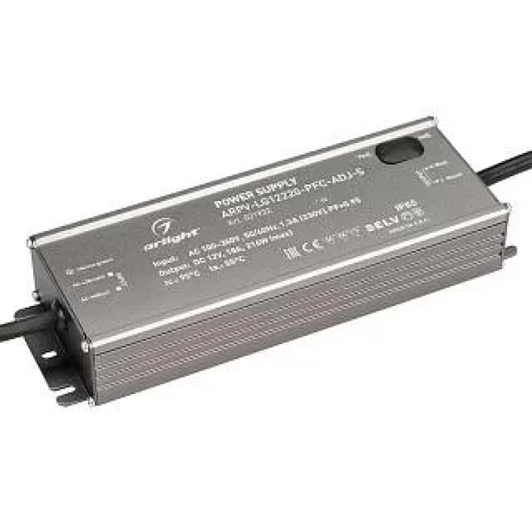 Блок питания ARPV-LG12220-PFC-ADJ-S (12V, 18.0A, 216W) Arlight арт. 021922