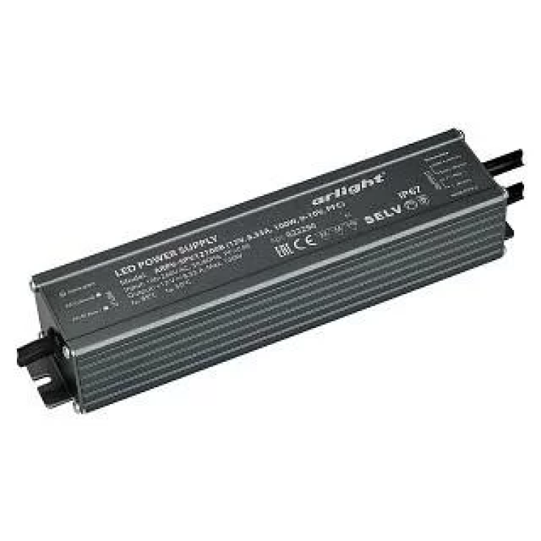 Блок питания ARPV-LG12100-PFC-0-10V-S2 (12V, 8.3A, 100W) Arlight арт. 022290