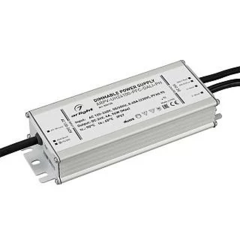 Блок питания ARPV-UH24100-PFC-DALI-PH (24V, 4.0A, 96W) Arlight арт. 026125