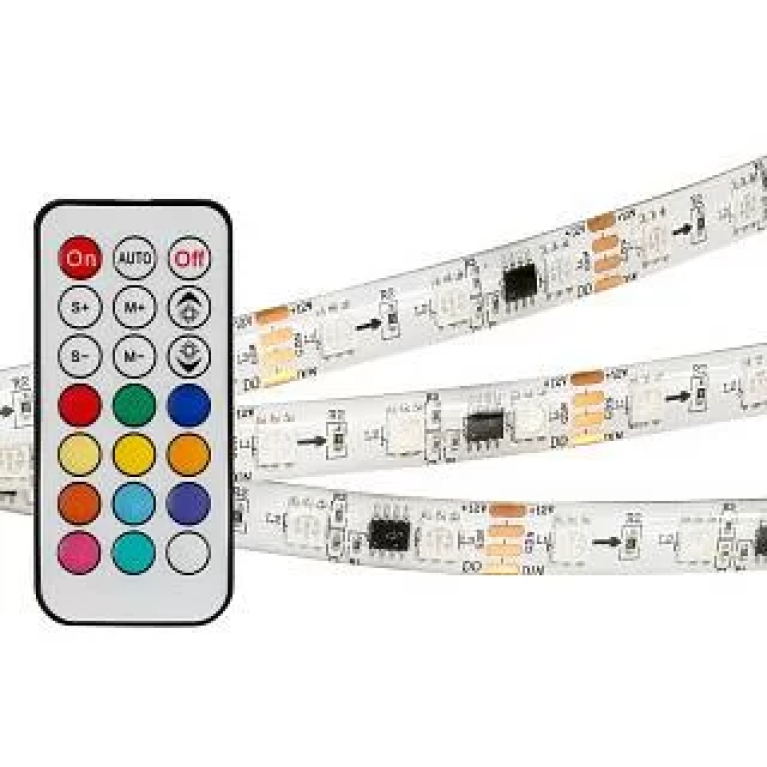 Лента SPI-5000SE-IR21B 12V RGB (5060,300 LED x3,1804, ПДУ) Arlight арт. 024145