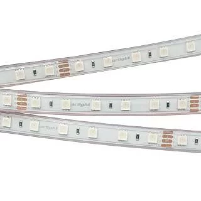 Лента RTW 2-5000P 24V RGB 2x (5060, 300 LED, LUX) Arlight арт. 010366