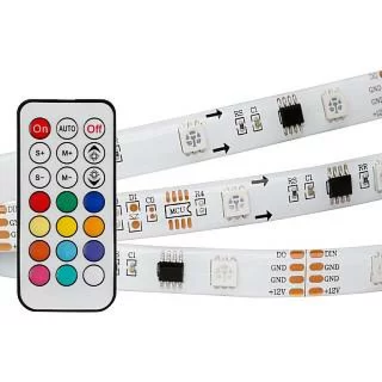 Лента SPI-5000SE-IR21B 12V RGB (5060,150 LED x3,1804, ПДУ) Arlight арт. 021213