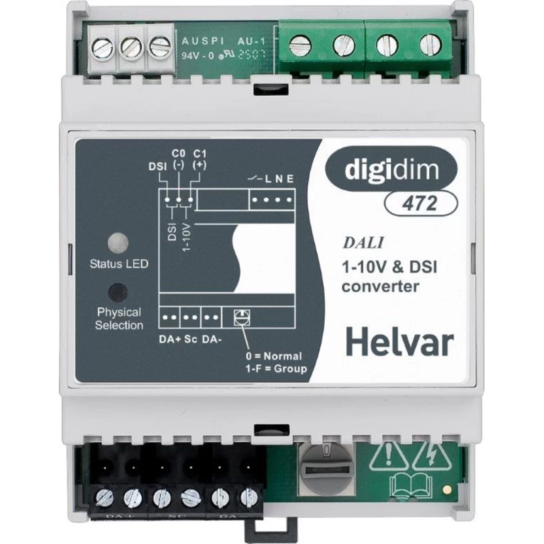 Преобразователь 472 DALI в 1-10В, DSI производства Световые Технологии