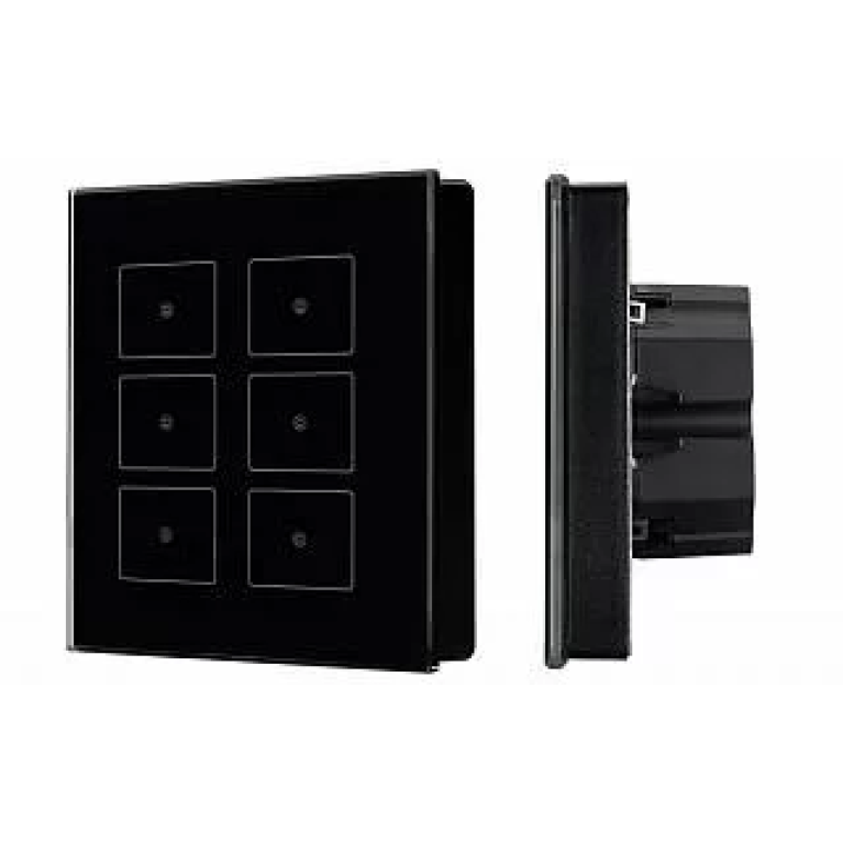 Панель Sens SR-KN0611-IN Black (KNX, DIM) Arlight арт. 023038