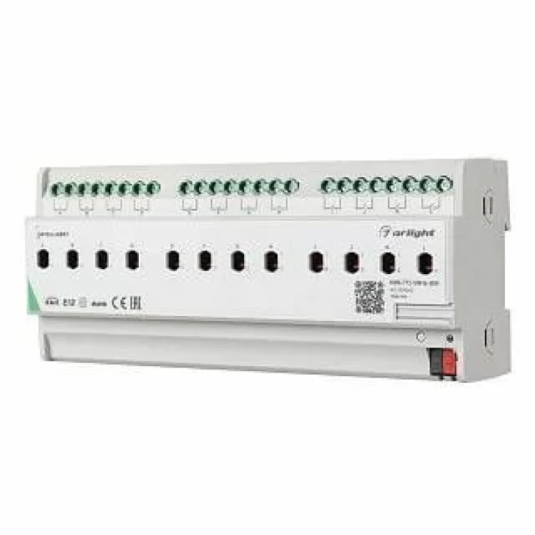 INTELLIGENT ARLIGHT Релейный модуль KNX-712-SW16-DIN (BUS, 12x16A) Arlight арт. 025662