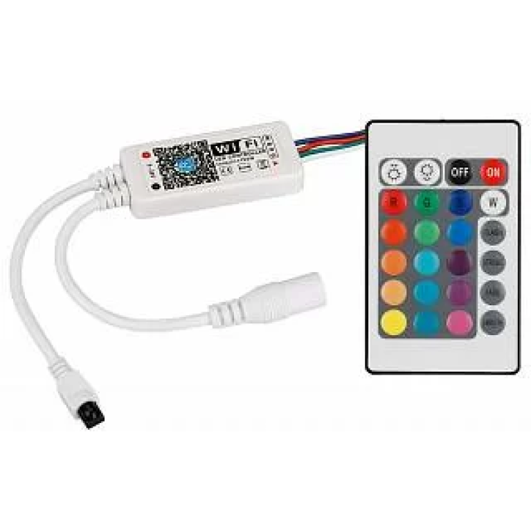 Контроллер LN-WIFI-IR24B-2 (12V, 96W, ПДУ 24кн, RGBW) Arlight арт. 022404