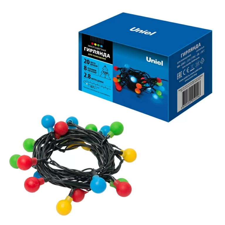 ULD-S0280-020/DGA MULTI IP20 COLORBALLS торговой марки Uniel