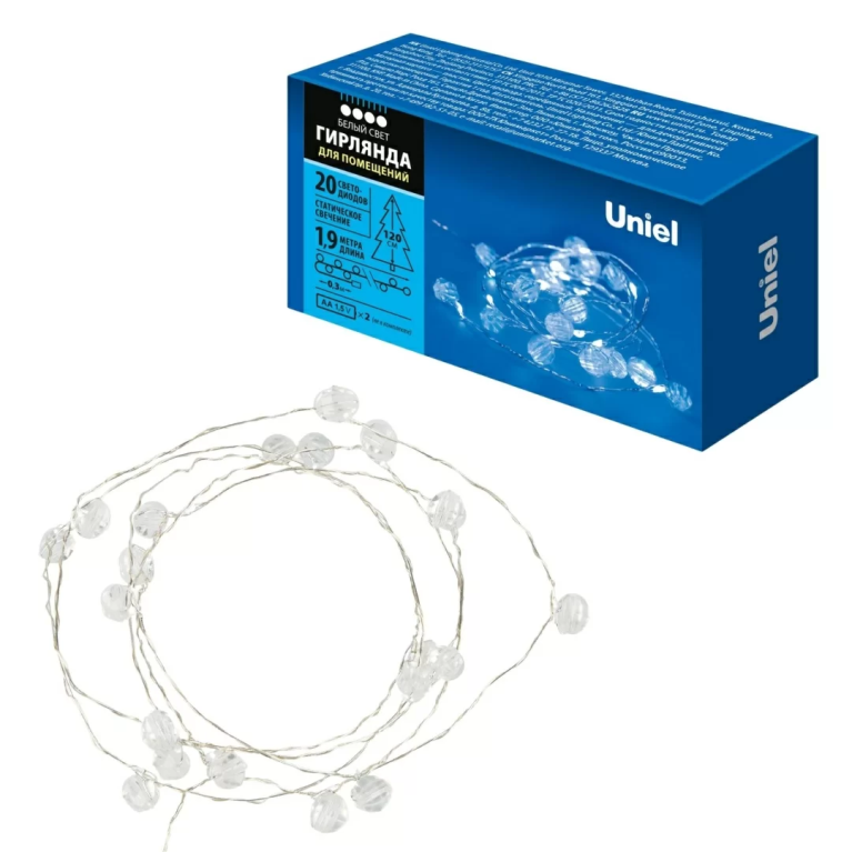 ULD-S1900-020/STB/2AA WHITE IP20 BEADS MINI торговой марки Uniel