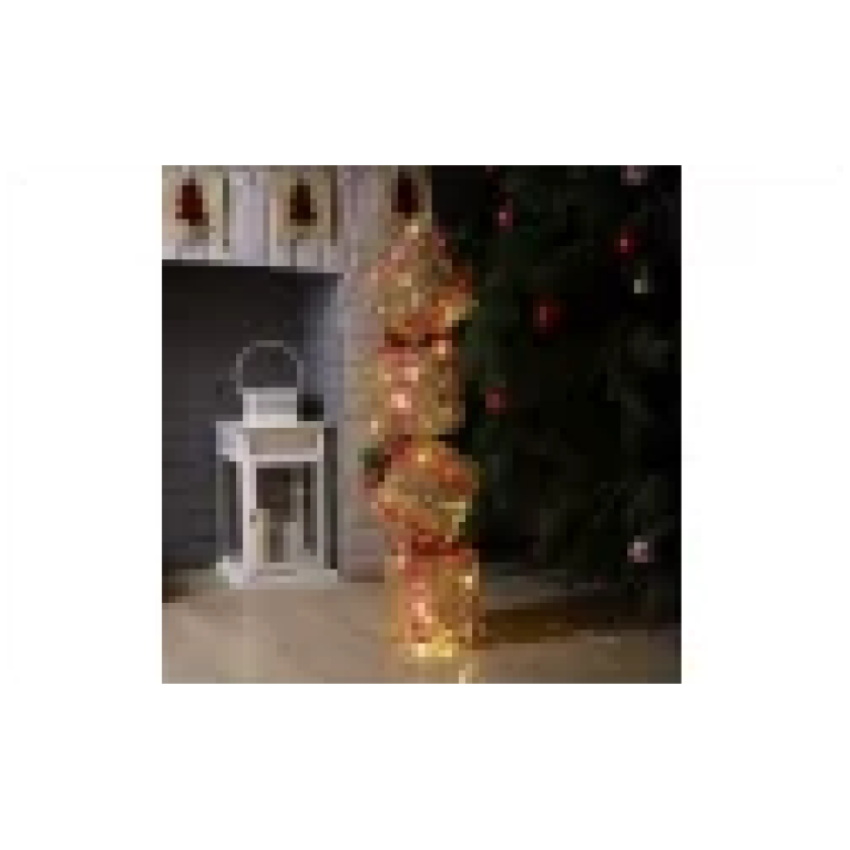 Фигура светодиодная "Плетеные кубы с бусинами", 15.5x15.5x80 см, 40 LED, 220V, Т/БЕЛЫЙ 9609104 торговой марки Luazon Lighting