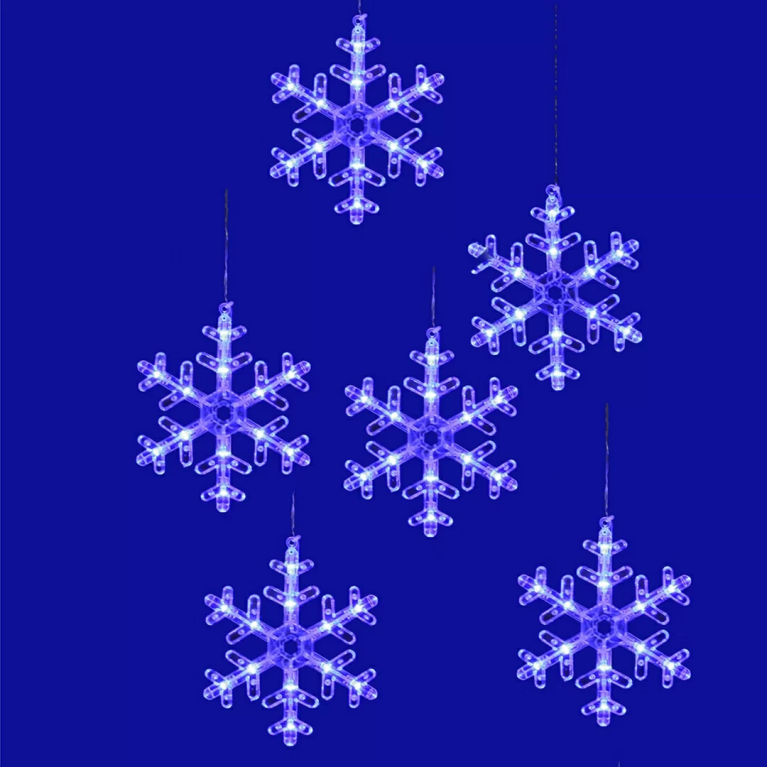 ULD-E1503-072/DTA BLUE IP20 SNOWFLAKES-3 торговой марки Uniel