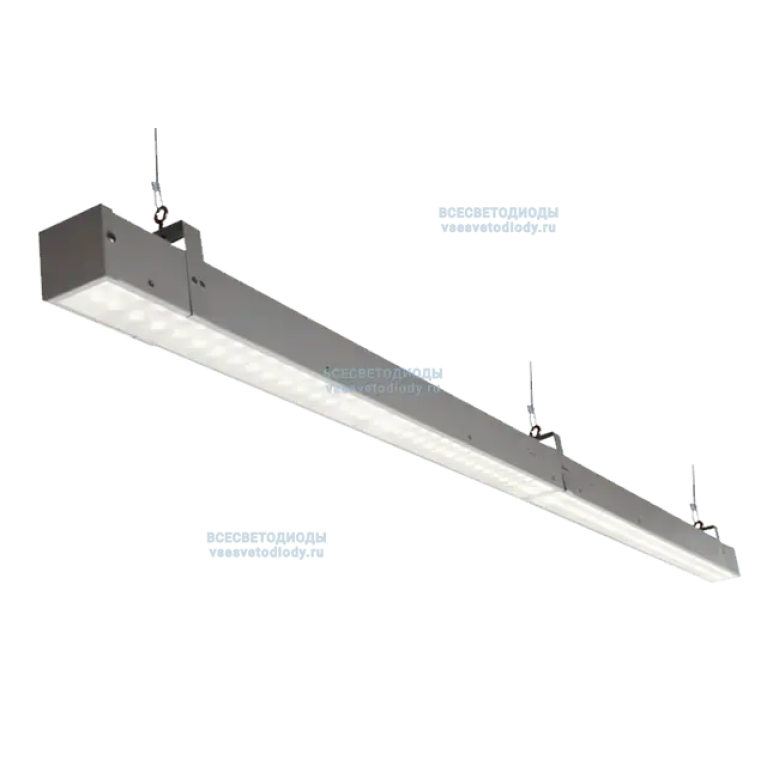 Светильник Слимлайт Линейный Линейный 40W-5000Lm IP40 4000-4500К Микропризма производство ВСЕСВЕТОДИОДЫ арт. vs311-40-mpr-4k