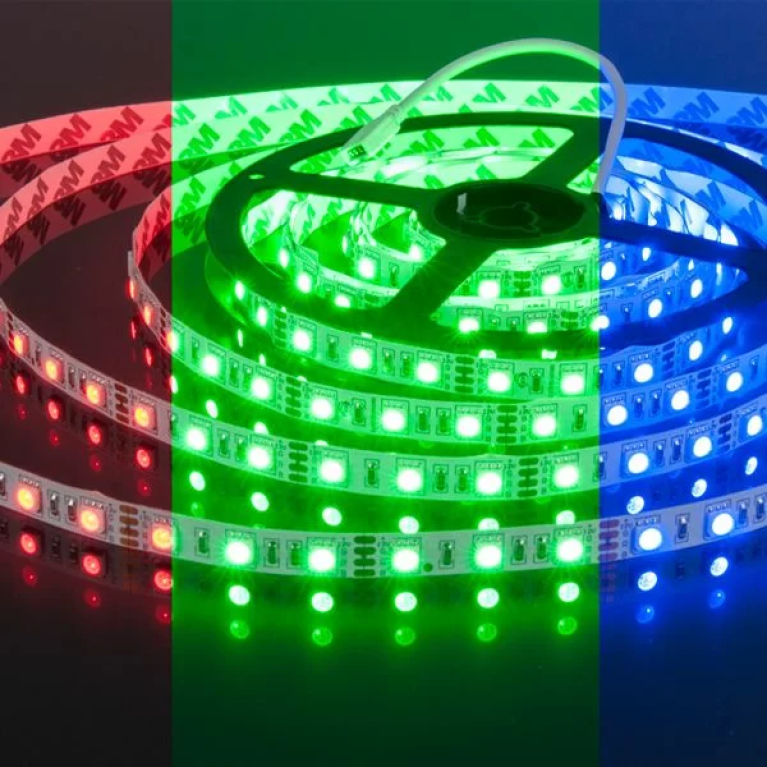 Светодиодная лента 60Led 14,4W IP20 мульти (5050 12V 60Led 14,4W IP20 RGB) арт. a034874 производства Elektrostandard