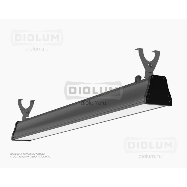 Светодиодные светильники Proffline II 1000 мм 10-50/ 50 Вт БАП 2 часа Diolum-PR-IP65-БАП2-2PL1050-5K производства Diolum