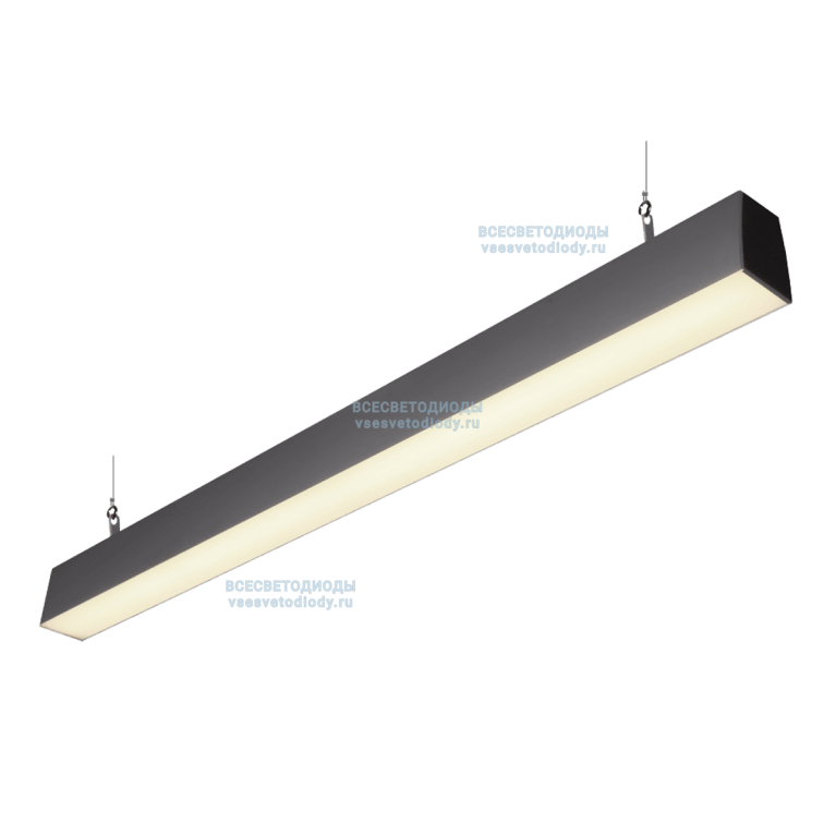 Линейный светильник КРИСТАЛЛ 30W-3400Lm, 4000-4500K, ОПАЛ, IP44