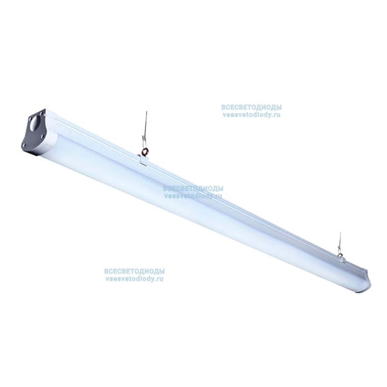 Светильник Слимлайт Линейный58W-7250Lm 4000-4500К Опал IP65 с БАП (aax.tech) на 3 часа