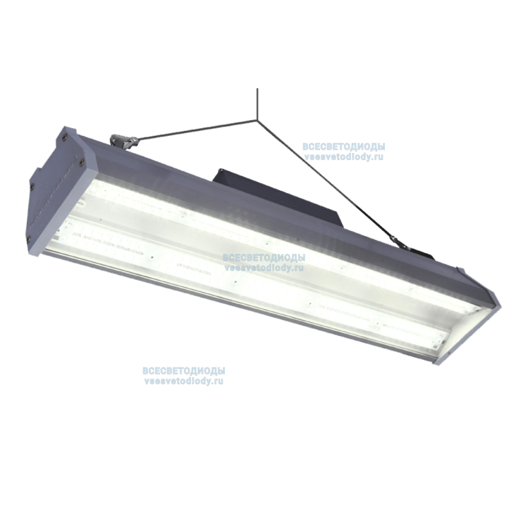 Светильник Полюс с тросовым креплением 75W-10100Lm, 5000-5500K, IP65