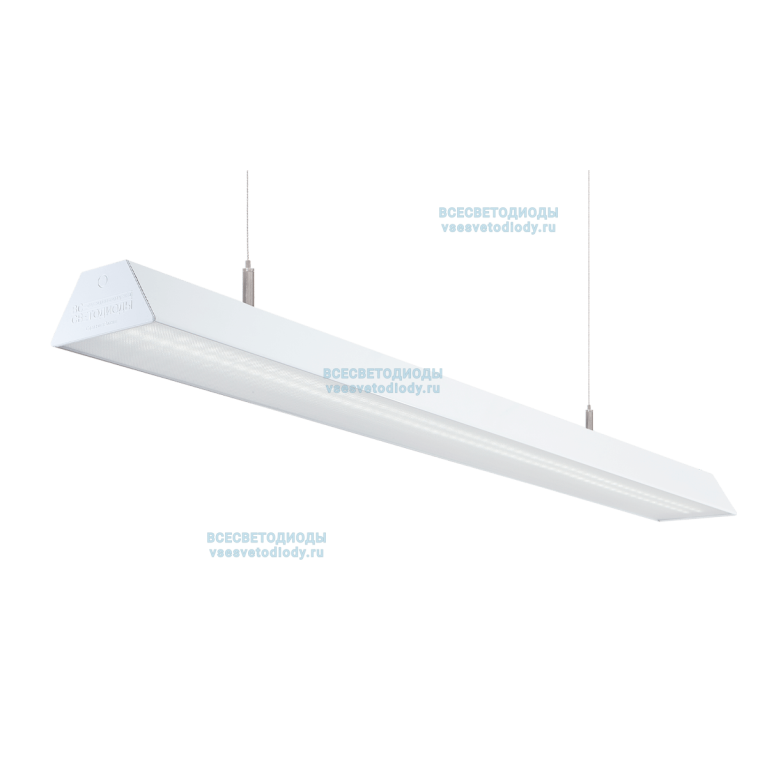 Светильник Трейд 40W-5000Lm 6000-6500К Микропризма IP40 с БАП (vsesv) на 3 часа