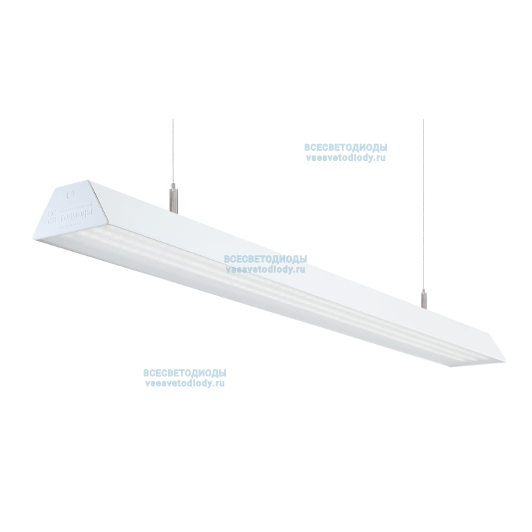 Светильник Трейд 58W-7250Lm6000-6500К Микропризма IP40 с БАП (vsesv) на 3 часа