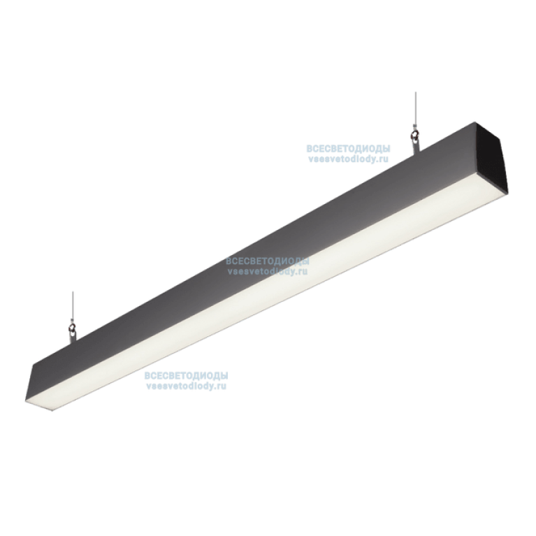 Линейный светильник КРИСТАЛЛ 30W-3400Lm, 5000-5500K, ОПАЛ, IP44 с БАП (vsesv) на 3 часа